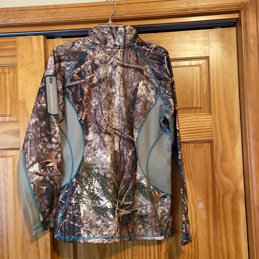 Pullover jacket woodland camouflage